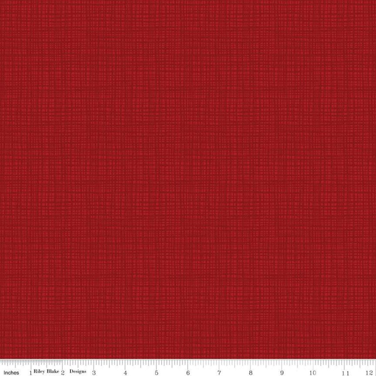 Texture Barn Red Quilting Fabric Riley Blake Designs - Sold by the 1/2 Yard