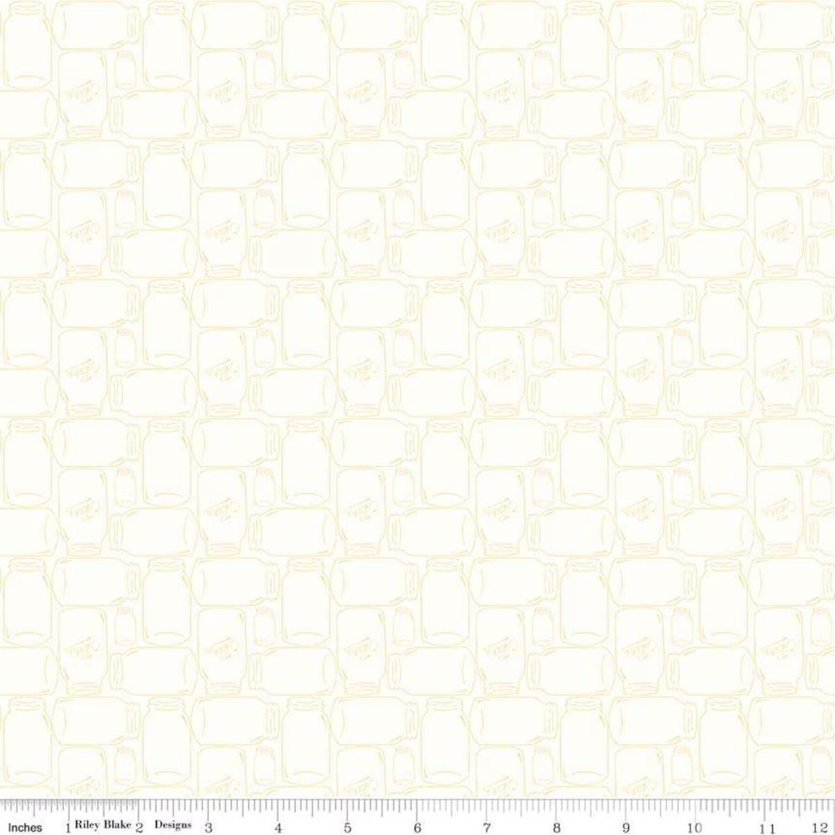 Bee Backgrounds | Canning Jar Yellow