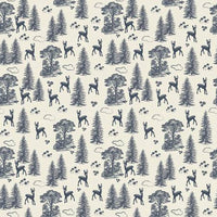 Woodland Spring My Deer Cream Quilting Fabric by Riley Blake - Sold by the 1/2 Yard