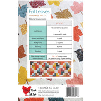 Fall Leaves Quilt Pattern