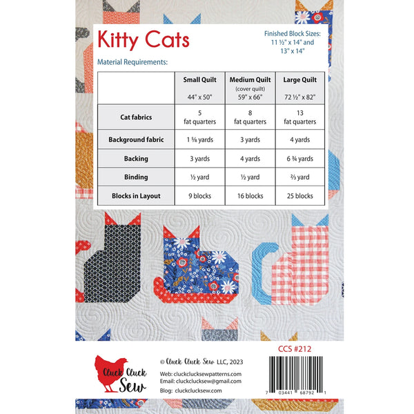 Kitty Cats Quilt Pattern