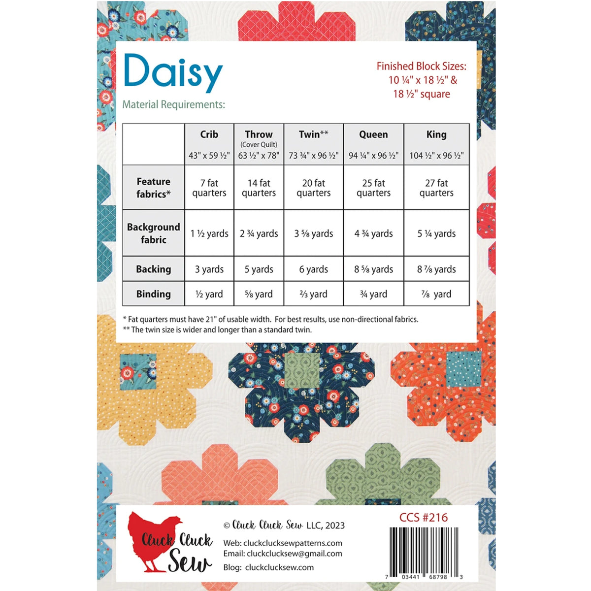 Daisy Quilt Pattern