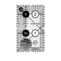 Creative Grids Quilt Ruler 1-1/2in x 2-1/2in Rectangle