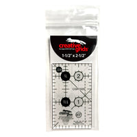 Creative Grids Quilt Ruler 1-1/2in x 2-1/2in Rectangle