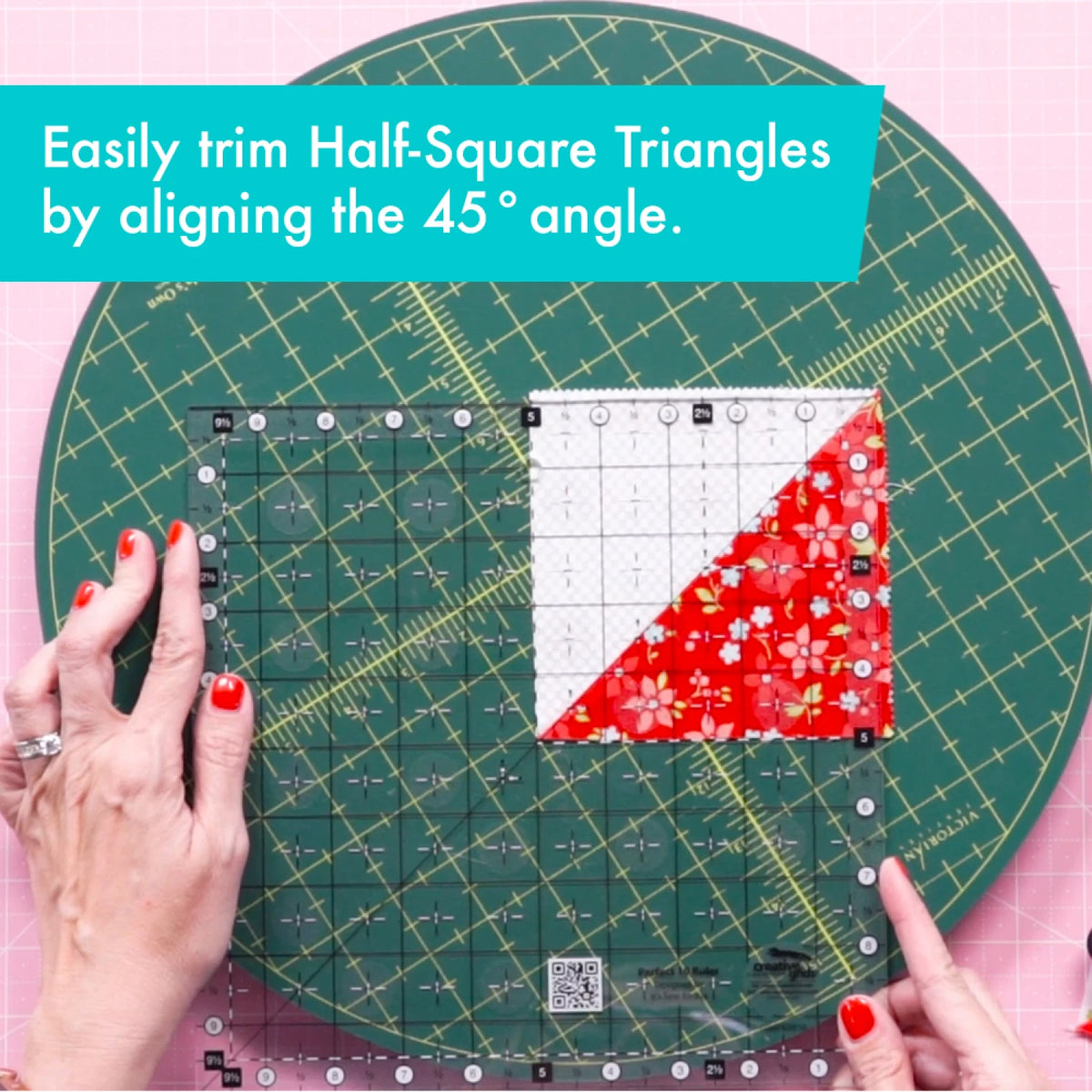 Creative Grids Quilt Ruler Perfect 10 Square