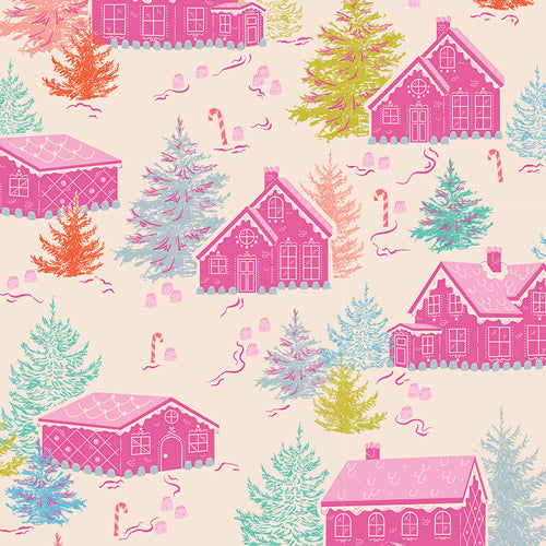 Gumdrops and Gables | Christmas in Color Art Gallery Fabrics