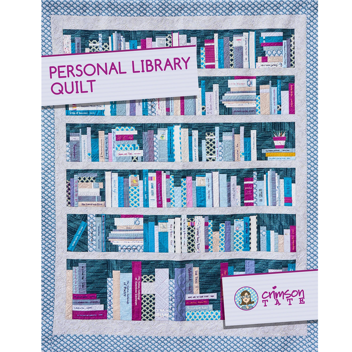 Personal Library Quilt Pattern by Crimson Tate | Apothecary Fabrics