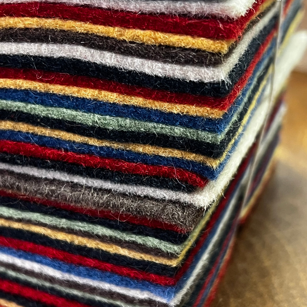 Wool Felt 100% Wool Homespun Charm Pack
