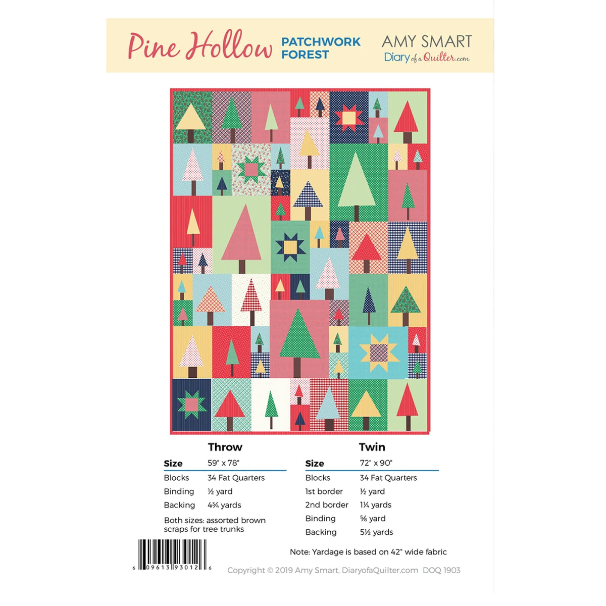 Pine Hollow Patchwork Forest Quilt Pattern