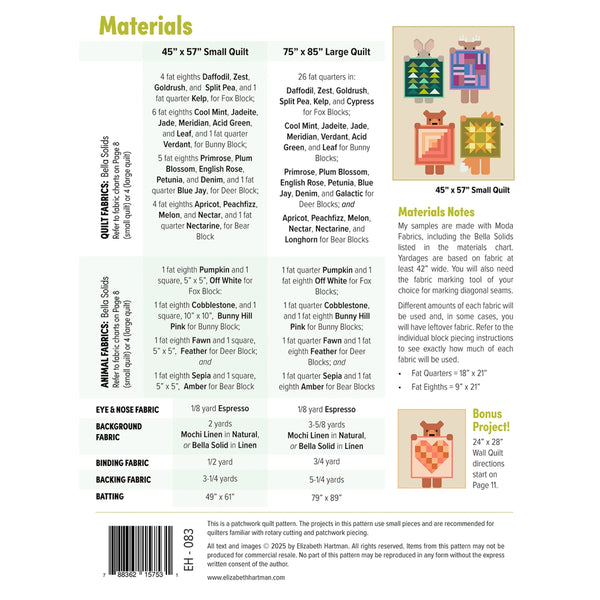 Show and Tell Quilt Pattern