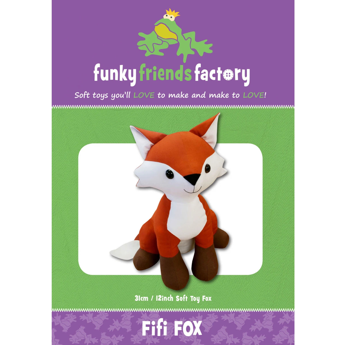 Fox Stuffie Sewing Pattern