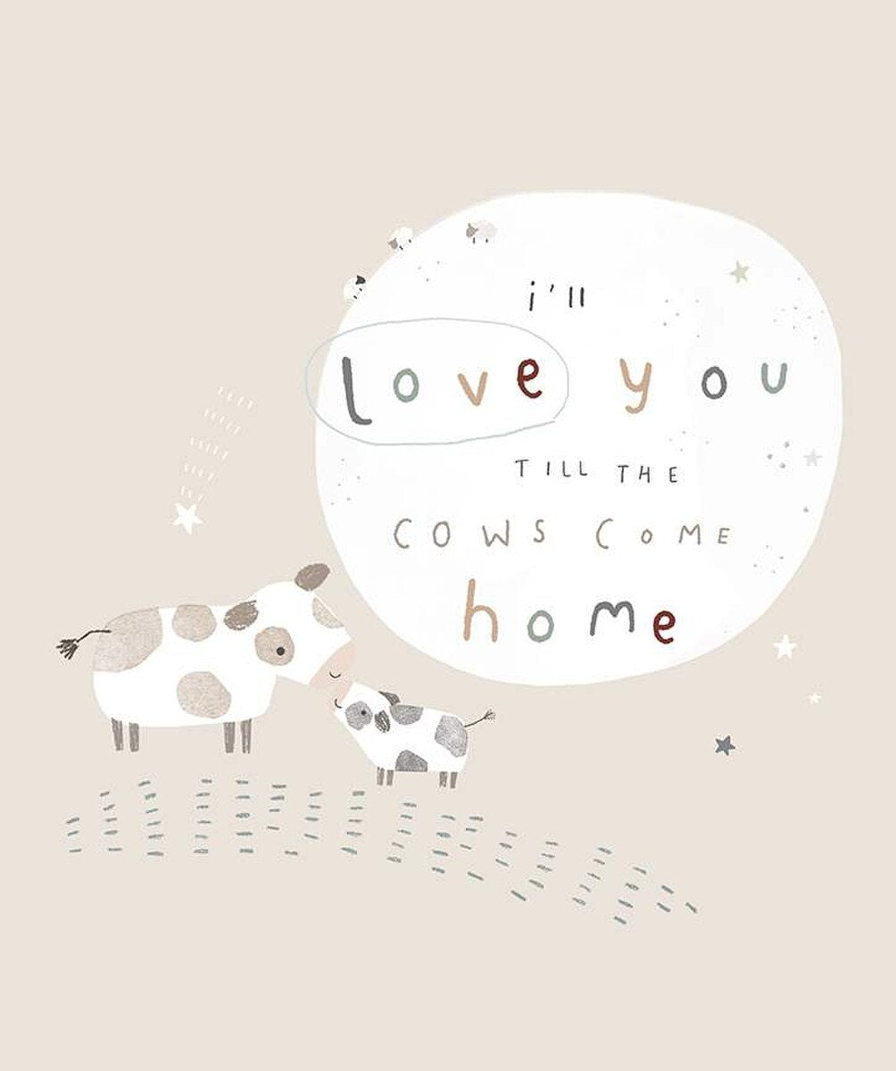 Till the Cows Come Home Flannel | Quilt Panel