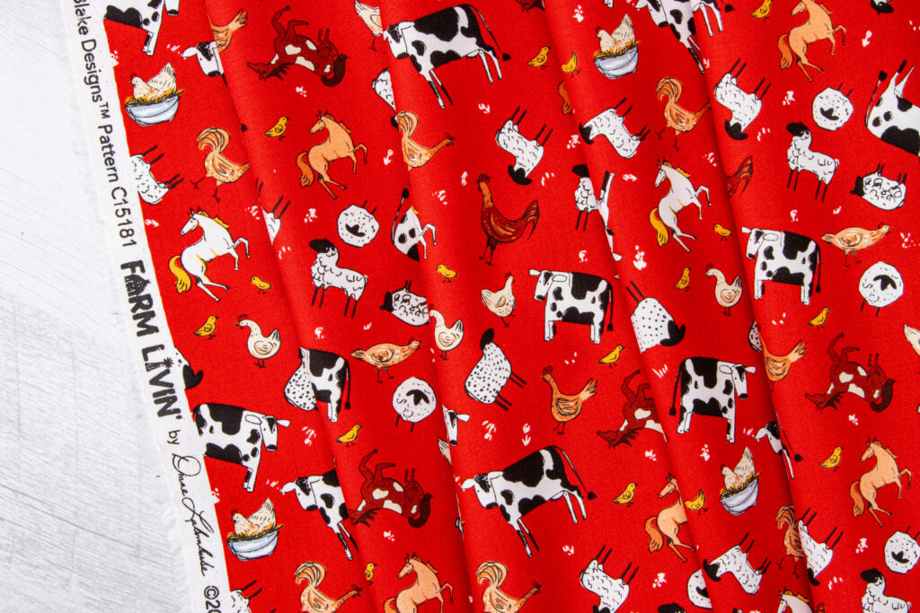Farm Livin' | Farm Animal Toss Red