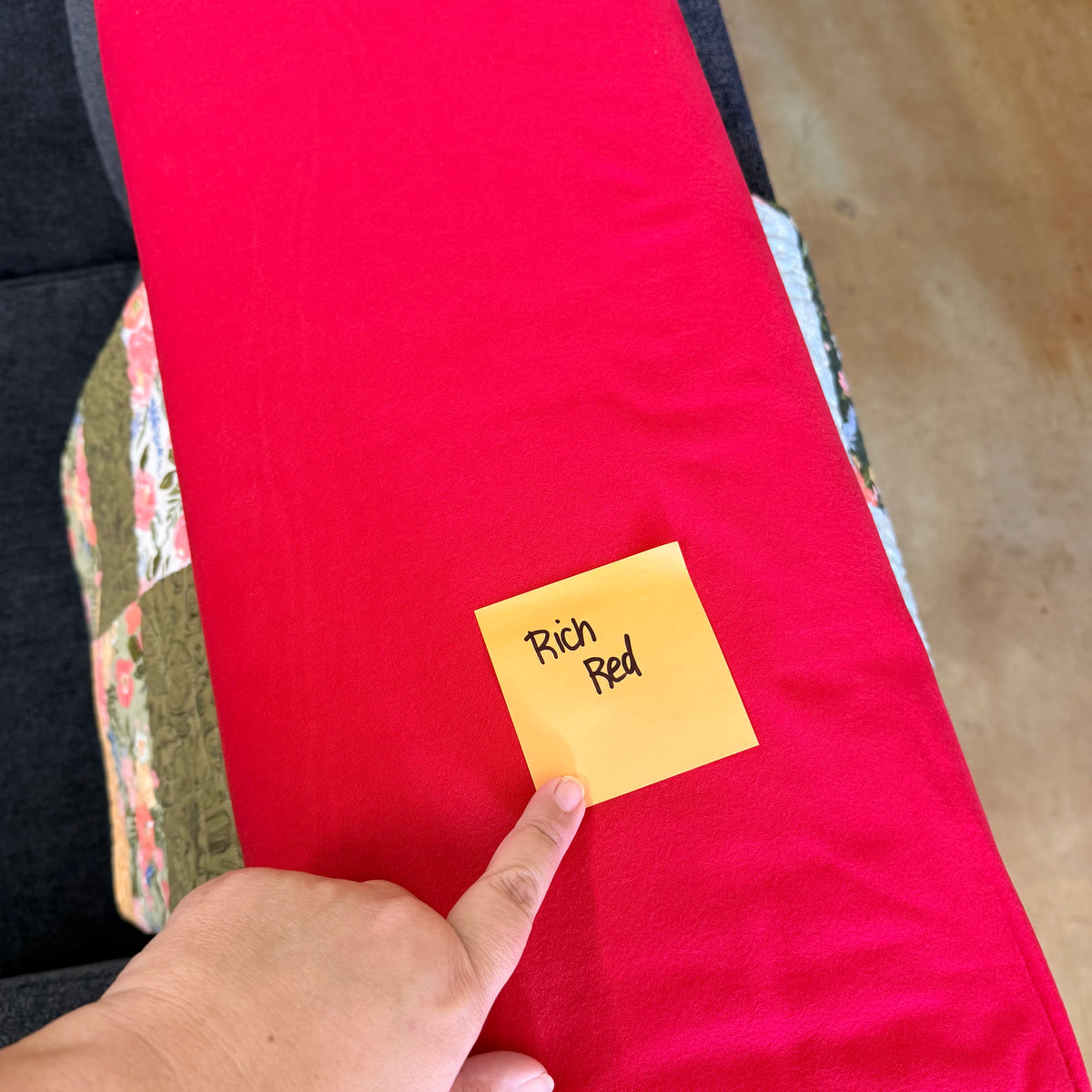 Rich Red Flannel Solid | Robert Kaufman