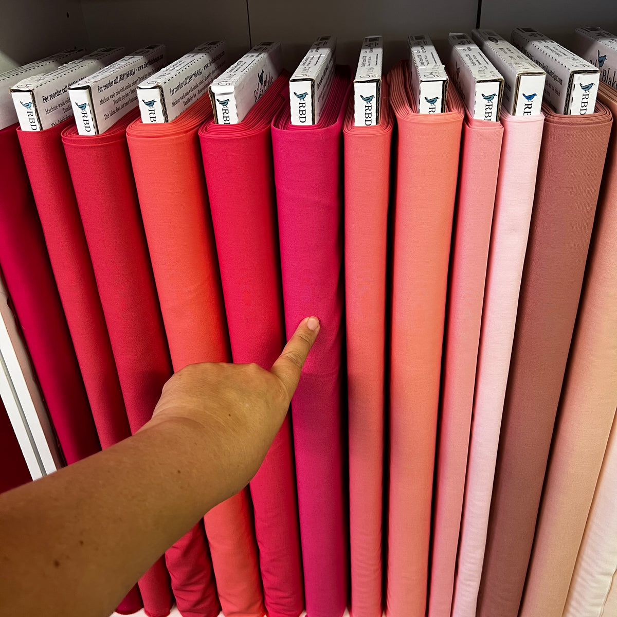 Confetti Cottons SUPER PINK - Sold by the 1/2 Yard