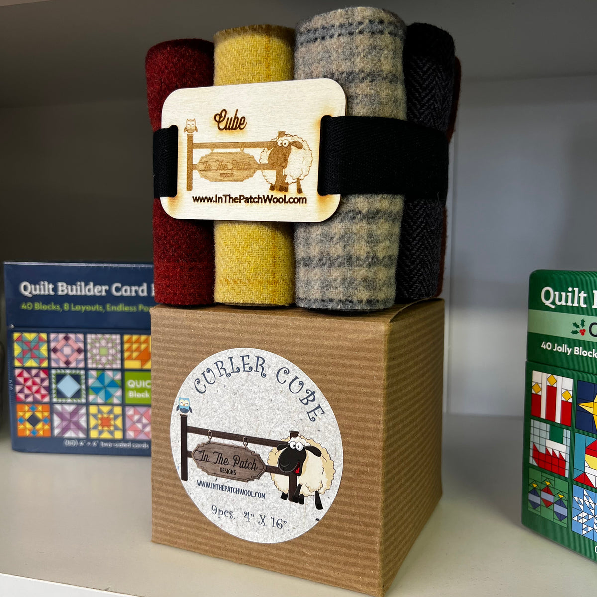 Curler Cube Box of Wool | Primitives