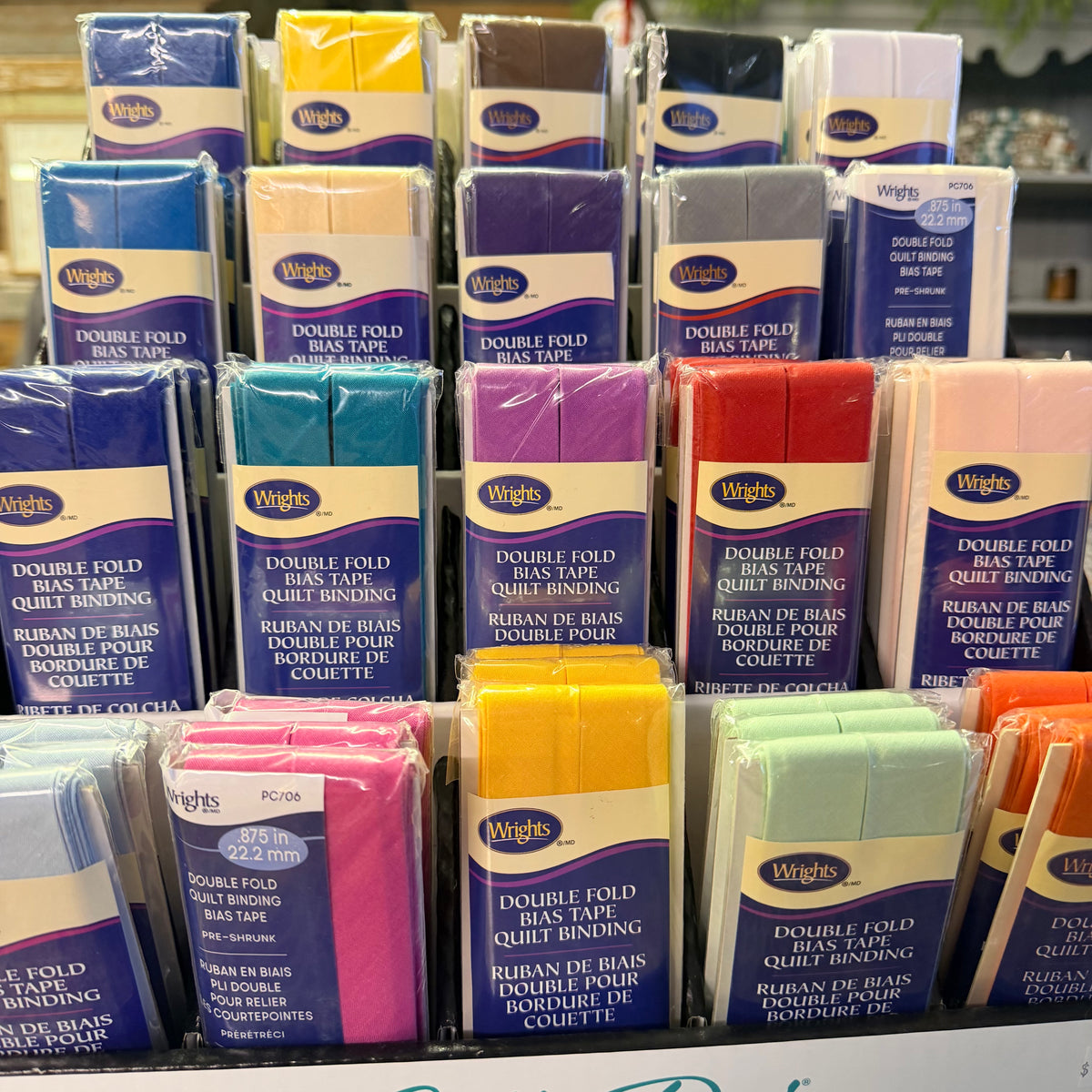 Double Fold Quilt Binding | 7/8" x 3yd | Choose Your Color