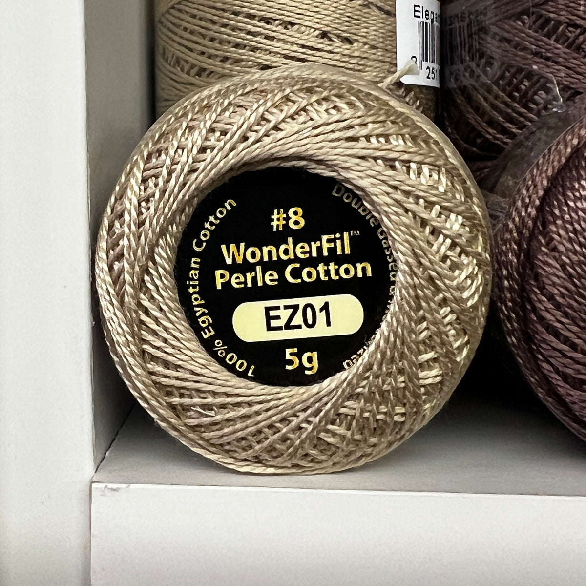 Eleganza 8wt Solid Perle Cotton Thread 42 yd