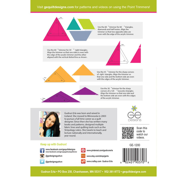 GEasy Point Trimmers - Templates for Accurate Piecing