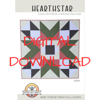 Barn Quilt PDF Pattern Download | Start Quilting Now! | HEARTHSTAR