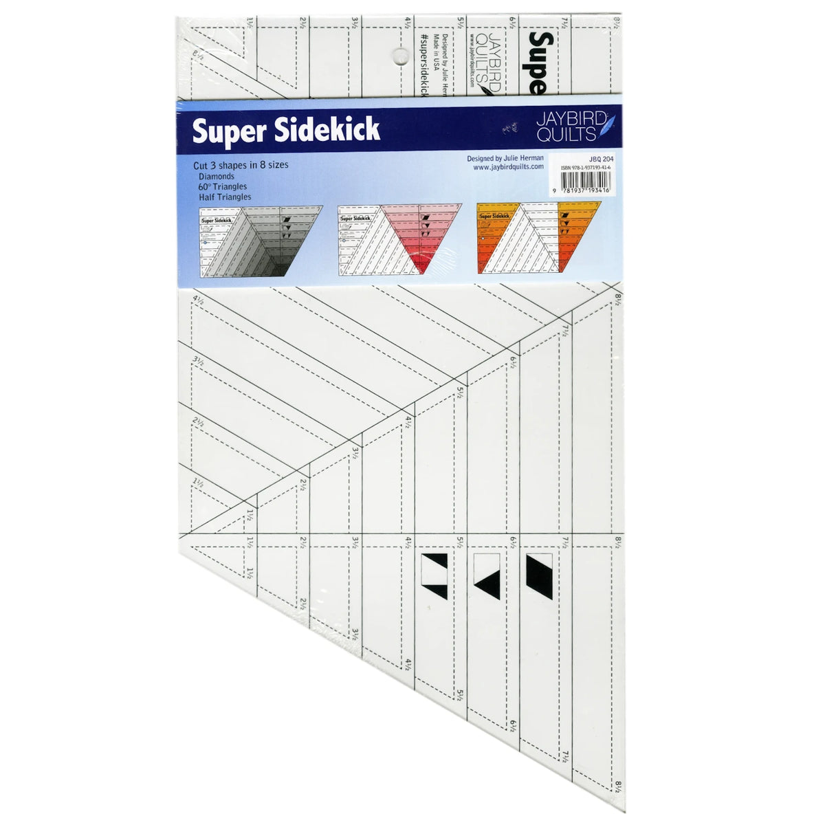 Super Sidekick Ruler by Jaybird Quilts