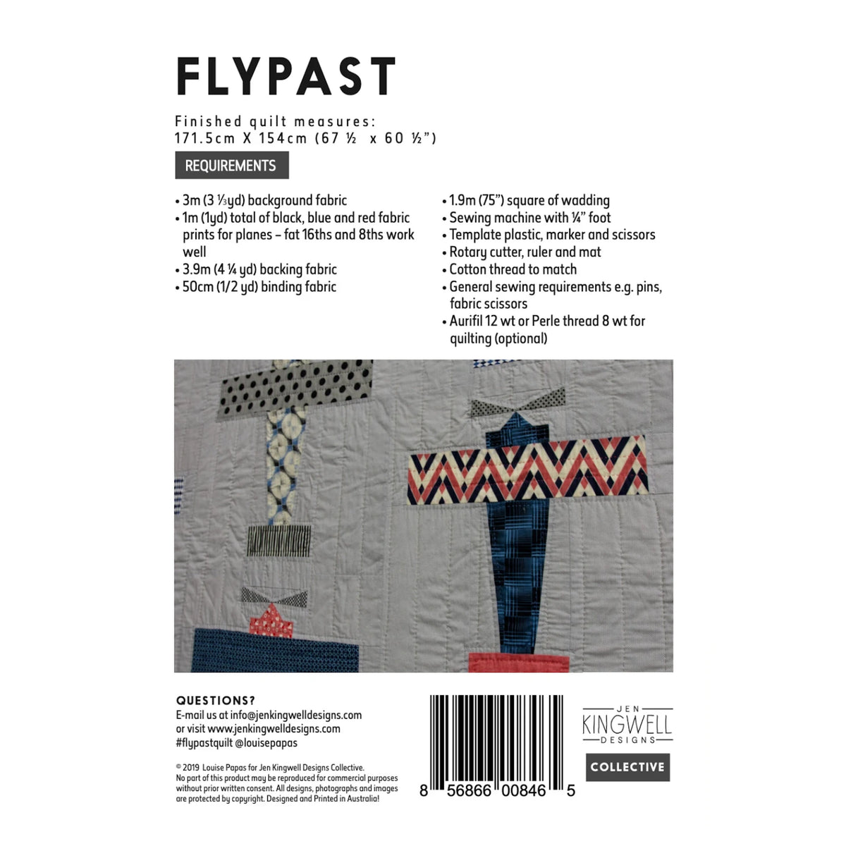 Flypast Quilt Pattern