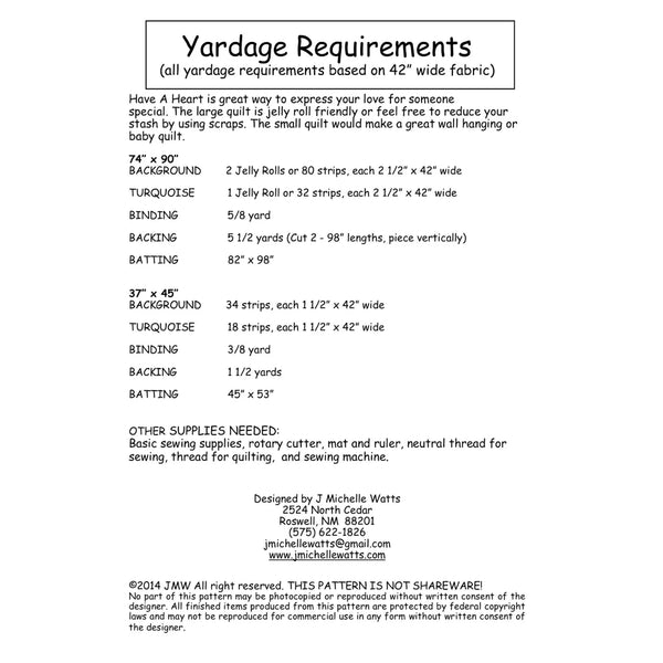 Cross Your Heart Quilt Pattern