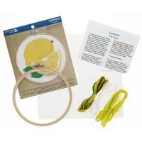 Lemon Cross Stitch Kit by Leisure Arts