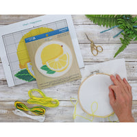 Lemon Cross Stitch Kit by Leisure Arts