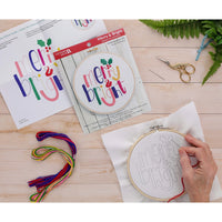 Christmas Season Merry and Bright Embroidery Kit by Leisure Arts