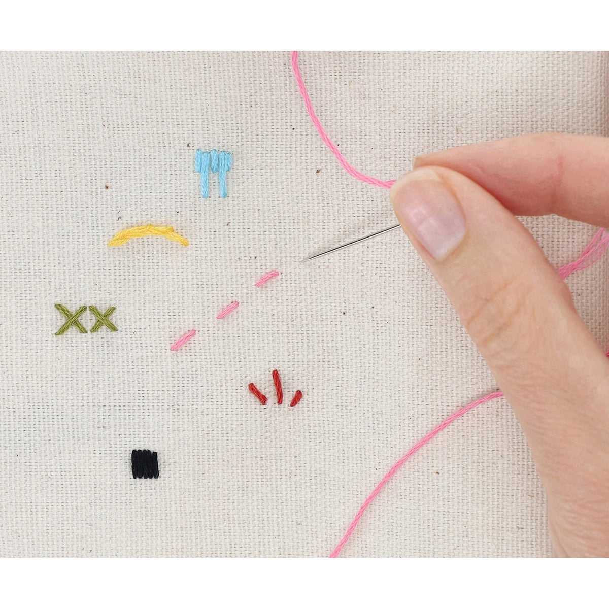 Christmas Season Merry and Bright Embroidery Kit by Leisure Arts