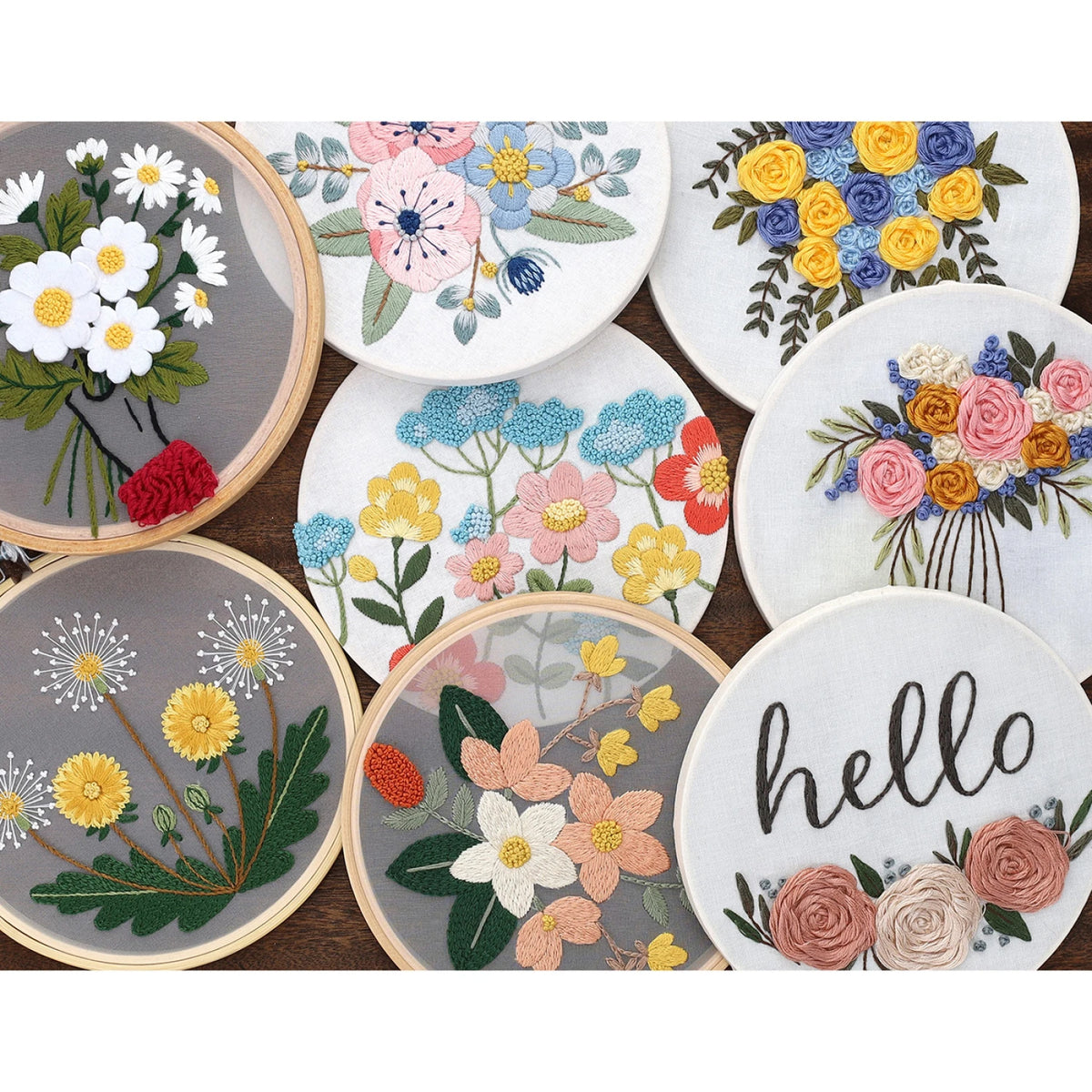 Christmas Season Merry and Bright Embroidery Kit by Leisure Arts