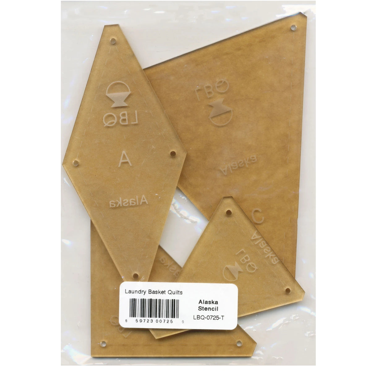 Alaska Quilt Acrylic Template Set