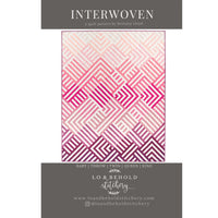 Interwoven Geometric Quilt Pattern