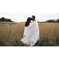 Interwoven Geometric Quilt Pattern