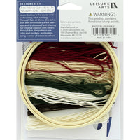 Blush Roses 4" Embroidery Kit by Leisure Arts