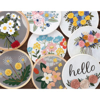 Magnolia Flowers 6" Embroidery Kit by Leisure Arts