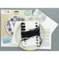 Choose Your Monogram Letter 6" Embroidery Kit by Leisure Arts