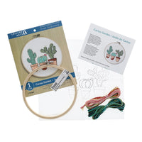 Cactus Garden 6" Embroidery Kit by Leisure Arts