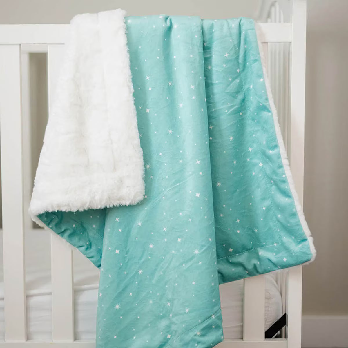 Dreamy Baby Blankets | Twinkling Stars Mint