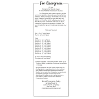 For Evergreen Home Decor Table Runner Pattern