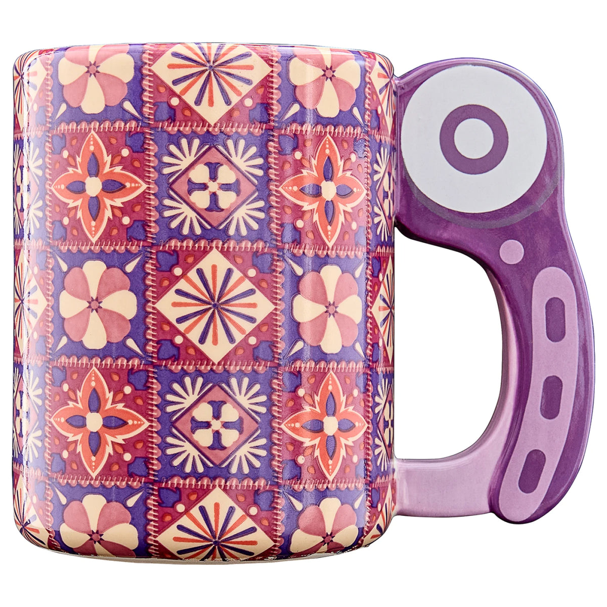 Ceramic Mug | Purple Rotary Cutter