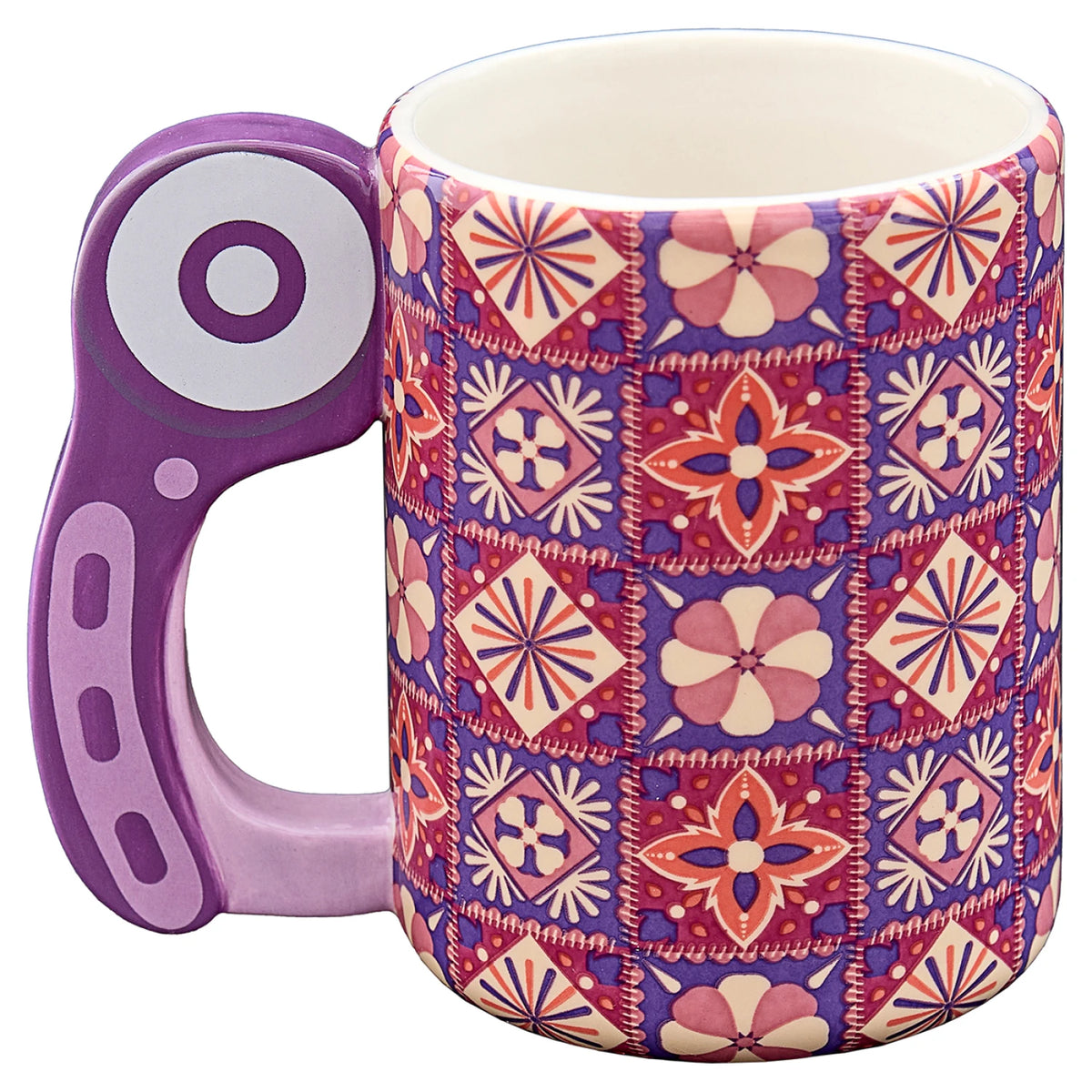 Ceramic Mug | Purple Rotary Cutter