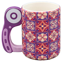 Ceramic Mug | Purple Rotary Cutter
