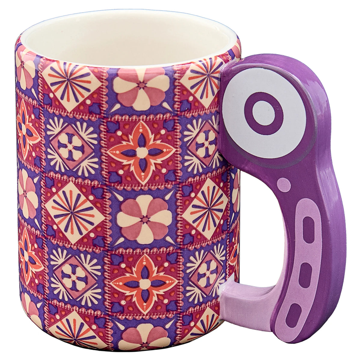 Ceramic Mug | Purple Rotary Cutter