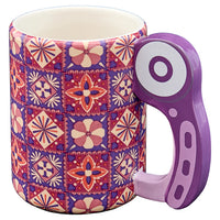 Ceramic Mug | Purple Rotary Cutter