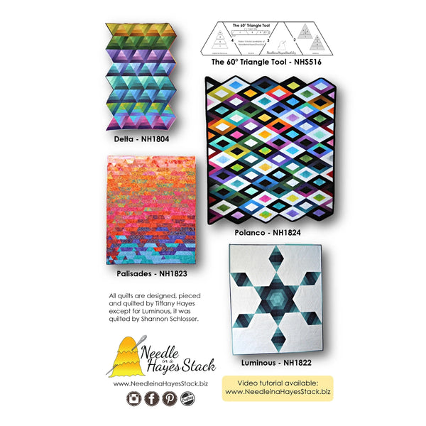 60 Degree Triangle Tool by Needle in a Hayes Stack