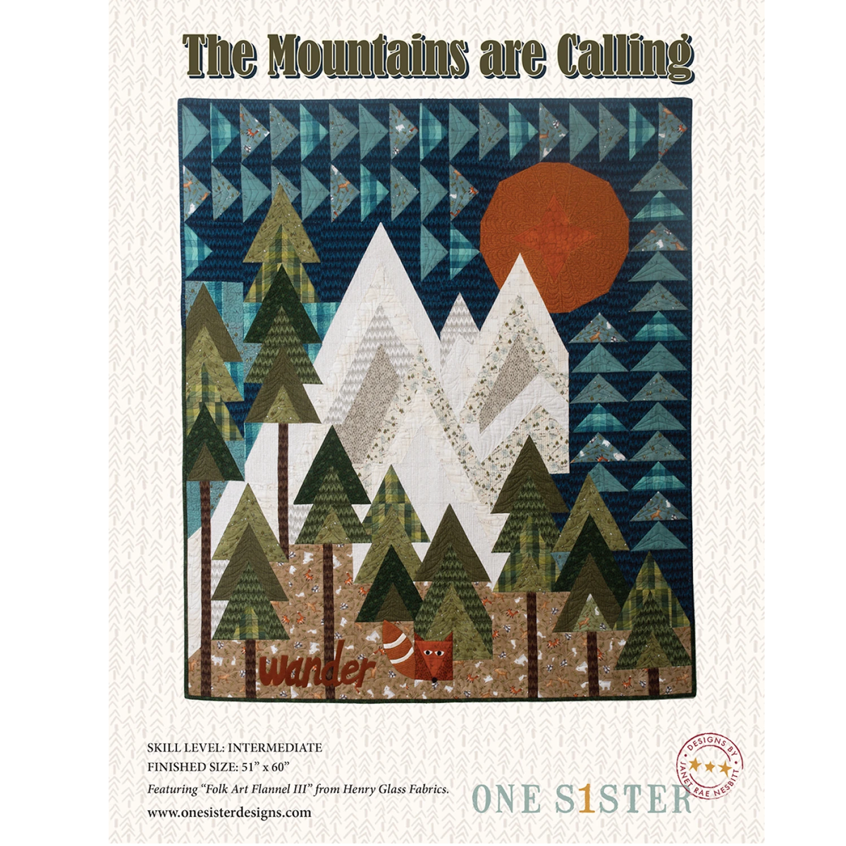 The Mountains are Calling Quilt Pattern