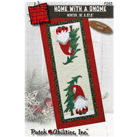 Home With a Gnome Table Runner Pattern