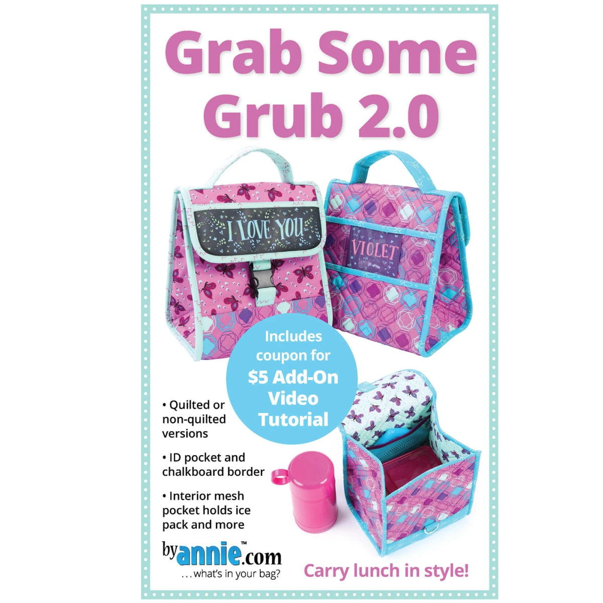 Lunch Bag Sewing Pattern